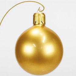 Casa Padrino XXL decorative Christmas tree ball gold H. 90 cm - Christmas decoration