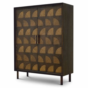 Casa Padrino cabinet di lusso con 2 ante marrone A. 170 cm - Mobili di lusso