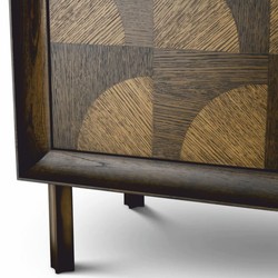 Casa Padrino armoire de luxe 2 portes marron H. 170 cm - Meubles de luxe