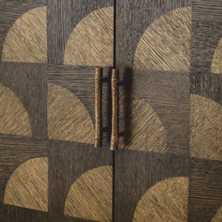 Casa Padrino armoire de luxe 2 portes marron H. 170 cm - Meubles de luxe