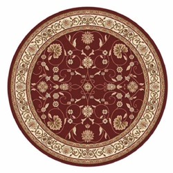 Casa Padrino Luxury Baroque Living Room Carpet Bordeaux Red / Cream / Brown - Various Sizes