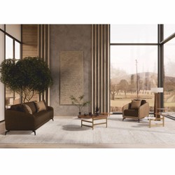 Casa Padrino Luxury Sofa Dark Brown / Black 255 cm - Living Room & Hotel Furniture