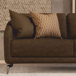 Casa Padrino Luxury Sofa Dark Brown / Black 255 cm - Living Room & Hotel Furniture