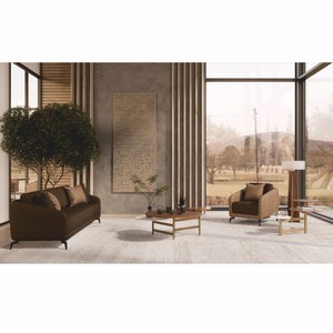 Casa Padrino Luxus Sessel Braun / Dunkelbraun / Schwarz - Wohnzimmer & Hotel Möbel