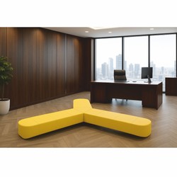 Modulares Luxus Hotel Büro Leder Sofa Gelb Modulares Luxus Hotel Büro Leder Sofa Gelb
