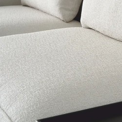 Modulares Luxus Wohnzimmer Hotel Sofa Weiß Schwarz Dunkelbraun
