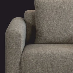 Casa Padrino fauteuil de luxe pour salon et hôtel gris / noir 84 cm - Meubles de luxe