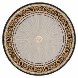 Casa Padrino Luxury Baroque Living Room Carpet Gray / Black / Beige - Various Sizes