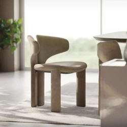 Casa Padrino chaise de salle à manger de luxe marron H. 76 cm - Meubles de salle à manger de luxe