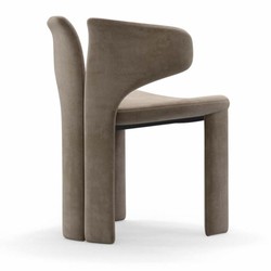 Casa Padrino chaise de salle à manger de luxe marron H. 76 cm - Meubles de salle à manger de luxe