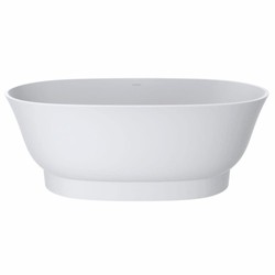 Casa Padrino bañera de lujo independiente Art Deco de lujo blanco mate 160 cm Casa Padrino bañera de lujo independiente Art Deco de lujo blanco mate 160 cm