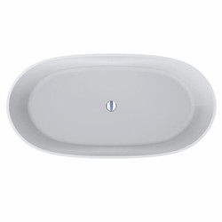 Casa Padrino bañera de lujo independiente Art Deco de lujo blanco mate 160 cm Casa Padrino bañera de lujo independiente Art Deco de lujo blanco mate 160 cm