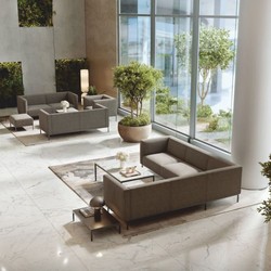 Casa Padrino tavolo da salotto di lusso con piano in marmo bianco / nero 120 cm - Mobili di lusso
