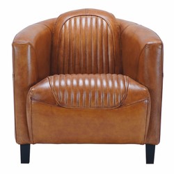 Casa Padrino Luxury Leather Armchair Brown / Black 75 x 83 x H. 70 cm - Genuine Leather Living Room Furniture Casa Padrino Luxury Leather Armchair Brown / Black 75 x 83 x H. 70 cm - Genuine Leather Living Room Furniture