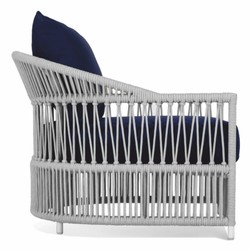 Casa Padrino Luxury Garden Armchair Gray / Black 86 x 98 x H. 76 cm - Garden Furniture