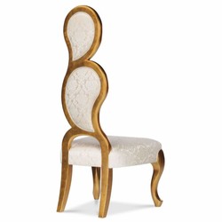 Casa Padrino Luxury Baroque Armchair Left Side Silver / Gold H. 142 cm - Baroque Furniture