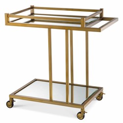 Casa Padrino carrello da portata di lusso ottone 78 x 46 x A. 79 cm - Accessori per hotel e ristoranti