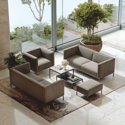 Casa Padrino canapé de luxe gris / noir 180 cm - Meubles de salon et d'hôtel