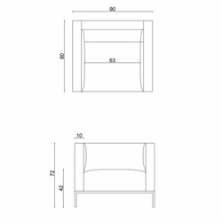 Casa Padrino fauteuil de luxe pour salon et hôtel gris / noir 90 cm - Intérieur de luxe Casa Padrino fauteuil de luxe pour salon et hôtel gris / noir 90 cm - Intérieur de luxe