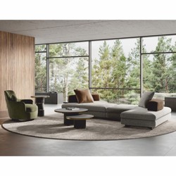 Casa Padrino Luxury Coffee Table Set Dark Gray / Brass - Hotel & Living Room Furniture