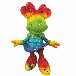 Casa Padrino scultura decorativa multicolore A. 110 cm - Grande scultura decorativa da giardino
