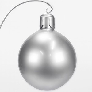 Casa Padrino palla decorativa XXL per albero di Natale argento A. 90 cm - Decorazione natalizia