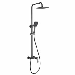 Casa Padrino conjunto de ducha de lujo con ducha fija y teleducha Al. 83-140 cm