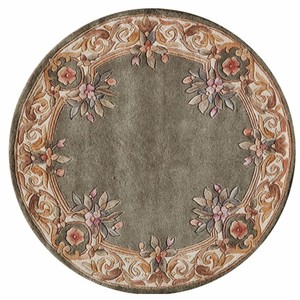 Casa Padrino Tappeto da Soggiorno Barocco di Lusso Grigio / Multicolore - Varie Misure