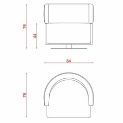 Casa Padrino fauteuil pivotant de luxe gris clair / marron foncé / argent - Meubles de salon et d'hôtel