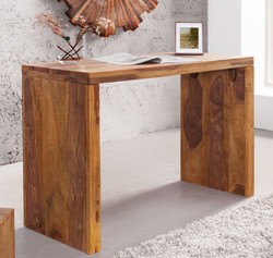 Casa Padrino Desk made of Sheesham Wood Natural 100 x 40 x 75 cm - Solid Wood Furniture