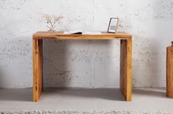 Casa Padrino Desk made of Sheesham Wood Natural 100 x 40 x 75 cm - Solid Wood Furniture
