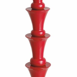 Casa Padrino lámpara de pie de lujo rojo burdeos / negro Al. 162,5 cm - Iluminación de lujo