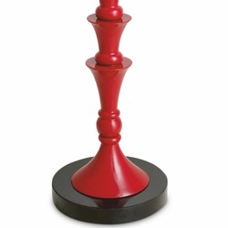Casa Padrino lámpara de pie de lujo rojo burdeos / negro Al. 162,5 cm - Iluminación de lujo