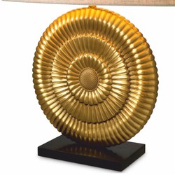 Luxus Tischleuchte Schreibtischleuchte Antik Gold Schwarz Beige
