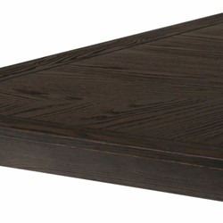 Casa Padrino table à manger de luxe marron foncé / laiton antique 150 cm - Meubles de salle à manger
