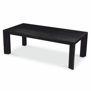 Casa Padrino Luxus Esstisch Schwarz 230 cm - Luxus Esszimmer Möbel