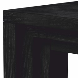 Casa Padrino table de salle à manger de luxe noir 230 cm - Meubles de salle à manger de luxe