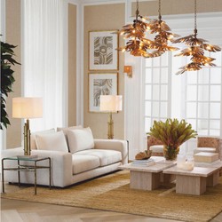 Quadratischer Luxus Travertin Couchtisch Wohnzimmertisch Beige