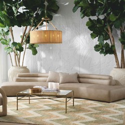 Gebogenes Luxus Wohnzimmer Hotel Büro Sofa Beige Schwarz
