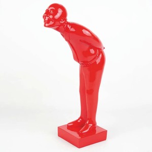 Casa Padrino scultura decorativa XXL rosso A. 160 cm - Grande figura decorativa