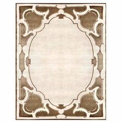 Casa Padrino Luxury Baroque Living Room Carpet Beige / Brown - Various Sizes