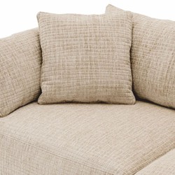 Luxus Wohnzimmer Hotel Sofa mit Kissen Creme