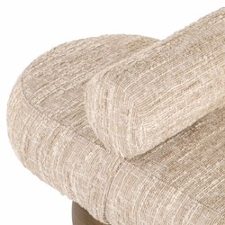 Luxus Bank Sitzbank Beige Braun