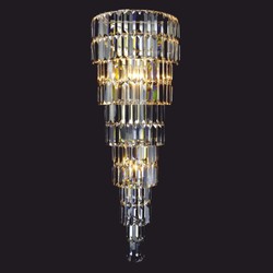 Casa Padrino lampadario di lusso in cristallo argento A. 90 cm - Illuminazione di lusso