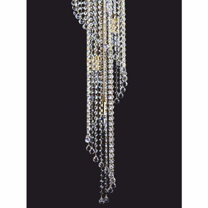 Casa Padrino Luxus Barock Kronleuchter Gold H. 120 cm - Runder Kristallglas Kronleuchter