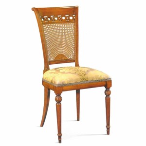 Luxus Barock Esszimmer Stuhl Gelb Braun