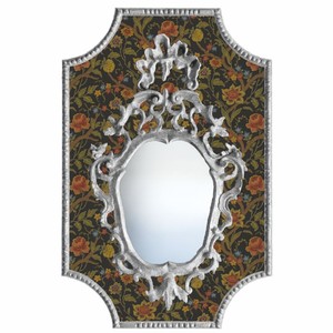 Prunkvoller Luxus Barock Spiegel Wandspiegel Bunt Silber Prunkvoller Luxus Barock Spiegel Wandspiegel Bunt Silber
