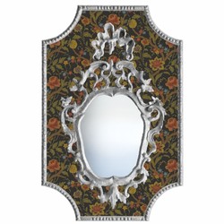 Prunkvoller Luxus Barock Spiegel Wandspiegel Bunt Silber Prunkvoller Luxus Barock Spiegel Wandspiegel Bunt Silber