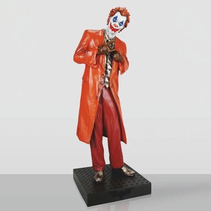 Casa Padrino XXL Decorative Sculpture Multicolored / Black H. 215 cm - Life-Size Decorative Figure