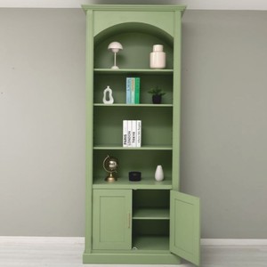Casa Padrino Landhausstil Bücherschrank Hellgrün 102 x H. 250 cm - Landhausstil Möbel